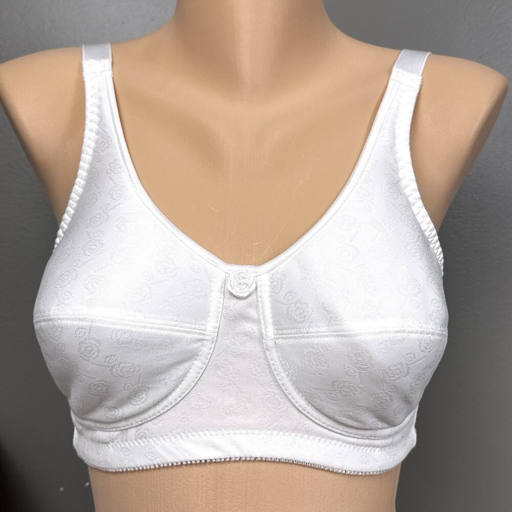 ABC American Breast Care 103 Rose Contour Bra Size 36C Mastectomy Bra White New
